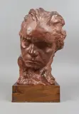 Beethoven by Simon Charles Foucault, Terre cuite patinée, sold Nov 2023