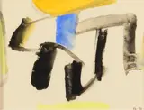 * Équilibre by Jean Hélion, 1933, Aquarelle et encre inscrit Va, sold Apr 2022