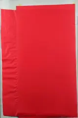Glow II/X by Robert Petersen, 1973, Collage de tissu et gouache monochrome rouge, sold Apr 2022