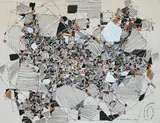 Sans titre by Natalia Dumitresco, 1977, Gouache sur traits d'encre, sold Mar 2022