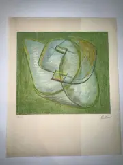 Opus XX by Naum Gabo, 1933, Colour serigraph, sold Oct 2026