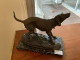 Chien à l'arret by Miguel Fernando Lopez Milo, Bronze garanti JB déposé Paris", sold Feb 2022