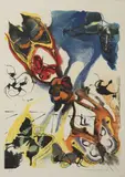 Les Bouches (Papillons surréalistes) by Salvador Dalí, 1972, Lithographie en couleurs sur papier, sold Mar 2022