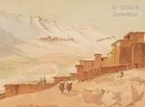 Tirgal des Ait Oulli du Grand Atlas by Théophile-Jean Delaye, Gouache et aquarelle sur trait de crayon, sold Jun 2022
