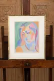 Portrait de femme by André Lhote, Crayon, aquarelle et gouache sur papier signé en haut a gauche, sold May 2022