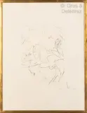 Paysage au cavalier by Salvador Dalí, Lithographie signée et numérotée, sold May 2022