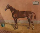 L. Ure, gagnante du prix de l'élevage, 1901, entrainée et montée par Emile Lethiers by Paul le More, Toile signée en bas à gauche, sold Jun 2018