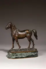 Pur-sang by Charles Paillet, Bronze patiné, sold Jun 2018