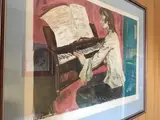 Pianiste by Gabriel Dauchot, Lithographie en couleurs, justifiée, sold Mar 2018