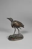 Héron by Alexandre Léonard, Épreuve en bronze à patine brune, sold Nov 2017