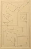 [Formes géométriques] by Victor Vasarely, 1949, Crayon noir sur calque, sold Nov 2017