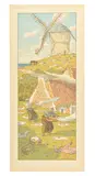 Le Vent, 1901 Planche n°8 sur 16 de la série La Féérie des heures by Henri Rivière, Lithographie en, sold Dec 2024