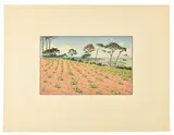 Douarnenez vu de la route du Ris, 1914 Planche n°17 sur 20 de la série le Beau pays de Bretagne by Henri Rivière, Lithographie en, sold Dec 2024