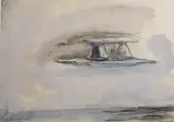 Sans titre by Marc Couturier, Aquarelle, fusain et gouache sur papier, sold Dec 2019