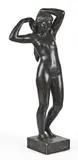 Baigneuse by Gaston Contesse, Plâtre patiné, sold Dec 2019