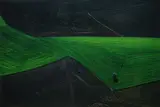 Turquie, paysage agricole entre Ankara et Hattusa by Yann Arthus-Bertrand, 2004, Photographie sur papier glacé, sold Jun 2024