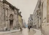 Rue de Vaugirard by Alexandre Benois, 1924, Aquarelle sur papier, sold Jun 2024