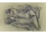 Sitzender Weiblicher akt by Leo Gestel, charcoal, offered Mar 2025