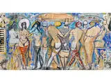 Ohne Titel by Francois Gangemi, geb. 1961, collage, offered Mar 2025