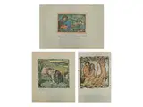 What the Wind Said by Lucien Pissarro, woodcut, sold Mar 2025