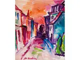 Im Abendlicht by Henri De Cocker, oil on board, offered Apr 2016