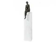 Sitzende Afrikanerin by Ladislav Hlina, bronze, sold Dec 2016