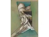 Untitled by Simonetta Jung, oil on canvas, sold Dec 2024