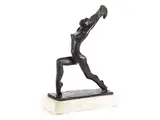 Nach Hinten Sich Streckende, Junge Nackte Frau by Tony Di Nicola, bronze, offered Mar 2026