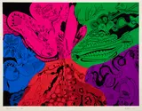 Bestiaire #4 by Alfred Pellan, 1974, serigraph, sold Oct 2021