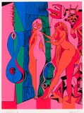 Jeunesse by Alfred Pellan, 1975, colour serigraph on paper, sold Sep 2021