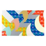 Untitled Geometric Abstract by Jack Gregory, Oil on canvas, sold Jul 2024