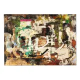 Untitled by Brian Portman, Oil and mixed media collage on canvas, sold Jul 2024