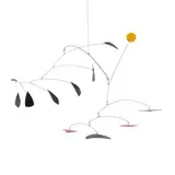 Abstract Mobile by Margery Kahn, Enameled aluminum and steel wire, sold Jul 2024