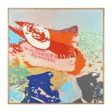 I Quaranti del Socialisme by Giangiacomo Spadari, Acrylic on canvas, sold Jul 2024