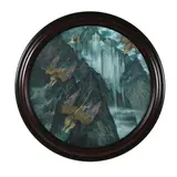 Moon Shadows by Stephen Hickman, Oil on linen, sold Jul 2024