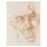 Portrait of a Man by A. B. Jackson, Crayon paper, sold Jul 2024