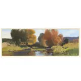 Late Summer by Ann Lofquist, Oil on board, sold Jul 2024