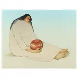 Woman with Pot (Paloma) by R. C. Gorman, Lithograph in colors, sold Jul 2024