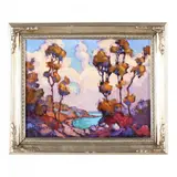 Portuguese Bend, Abalone Cove by James Dudley Slay III, Oil on canvas board, sold Jun 2024