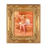 Young Ballerina by Marcos Blahove, Oil on masonite, sold Jun 2024