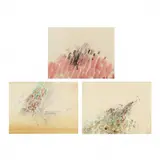 Three Abstract Watercolors by Arthur Deshaies, Each a watercolor and ink on laid paper, sold Jun 2024
