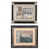 Colosseum / Venice (Two Works) by M. Brundler, Each a pastel on paper, sold Jun 2024