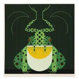Frog Eat Frog by Charley Harper, Serigraph in colors, sold Jun 2024