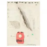 Untitled by James Coignard, Mixed-media editioned work with collage, sold Jun 2024