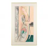 Portrait of a Woman Standing by G. Helton, Watercolor, sold Jun 2024