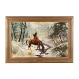 Winter Creek by Jim Carson, Oil on canvas, sold Jun 2024