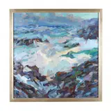 Breakers by James P. Kerr, Oil on linen canvas, sold Jun 2024