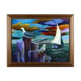 Gulls and Terns by Ivey Hayes, Acrylic on canvas, sold Jun 2024