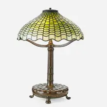 Table Lamp, Shell Shade by Tiffany Studios, sold Jan 2017