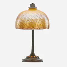 Adjustable Table Lamp, Wave Patter by Tiffany Studios, sold Jan 2017